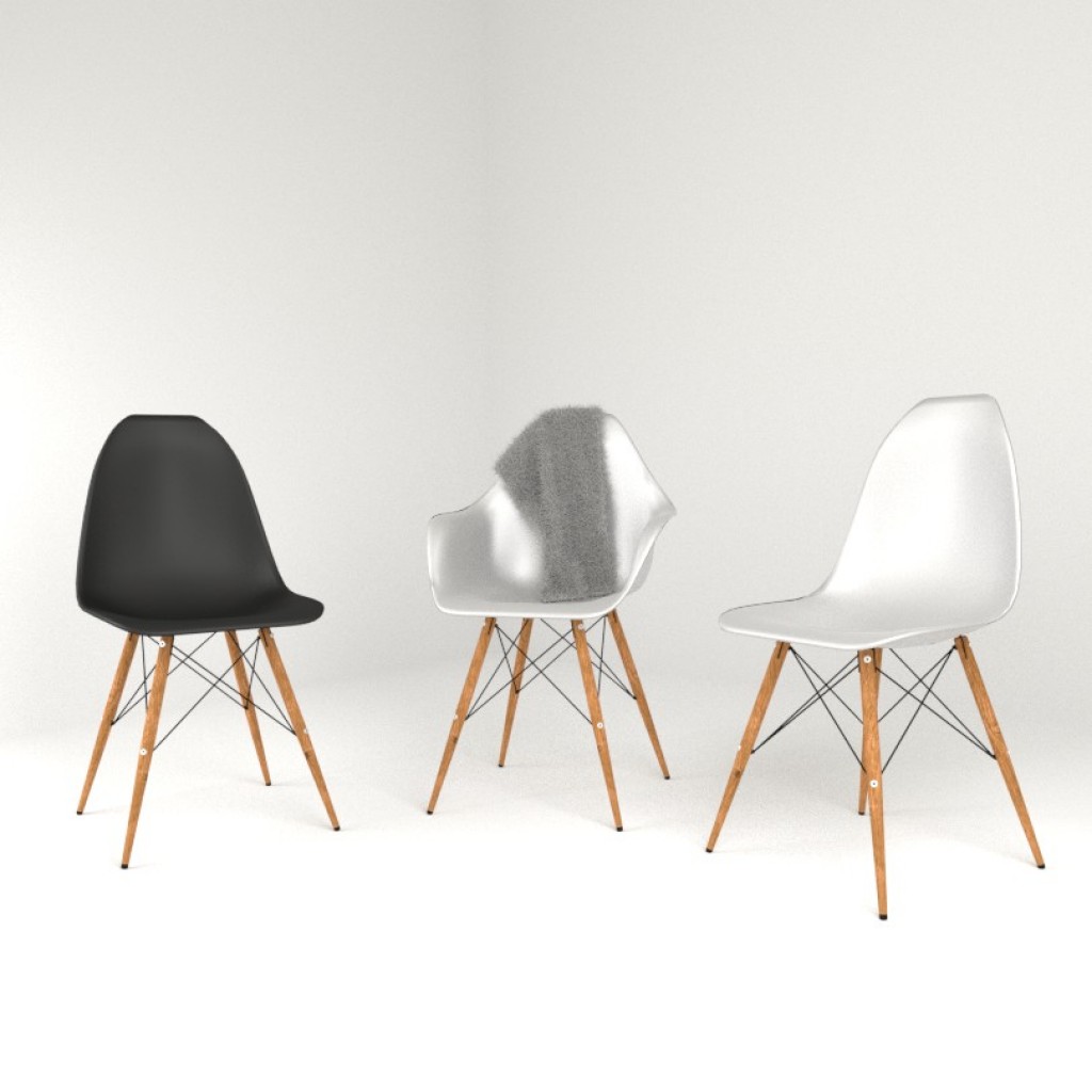 Eames scandinavian design chair (aka Eiffel chair) preview image 1
